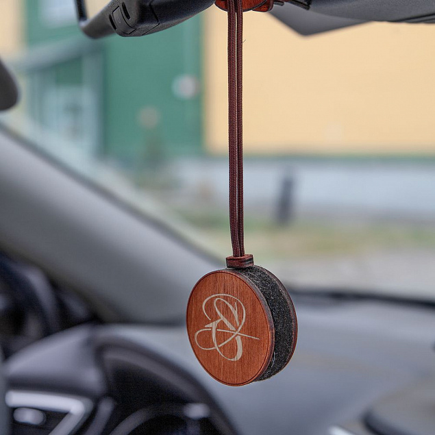 Ароматизатор в машину Sentir, коричневый, ледяной фрукт с логотипом в Москве заказать по выгодной цене в кибермаркете AvroraStore