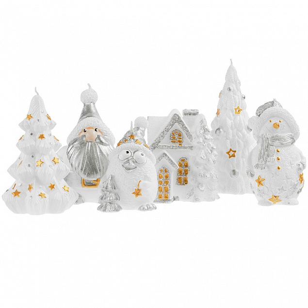 Свеча Christmas Twinkle, снеговик с логотипом в Москве заказать по выгодной цене в кибермаркете AvroraStore