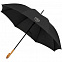 Зонт-трость «СКА», черный с логотипом в Москве заказать по выгодной цене в кибермаркете AvroraStore