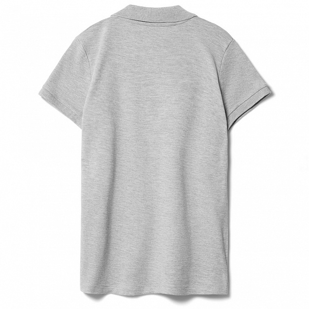 Рубашка поло женская Virma Lady, серый меланж с логотипом в Москве заказать по выгодной цене в кибермаркете AvroraStore