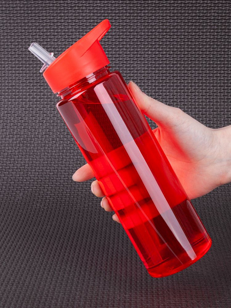 Бутылка для воды Holo, красная с логотипом в Москве заказать по выгодной цене в кибермаркете AvroraStore