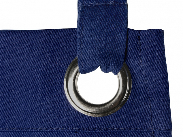 Хлопковый фартук Delight с карманом и регулируемыми завязками, синий нэйви с логотипом в Москве заказать по выгодной цене в кибермаркете AvroraStore