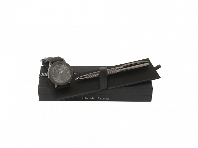 Подарочный набор Capline: часы наручные мужские, ручка шариковая с логотипом в Москве заказать по выгодной цене в кибермаркете AvroraStore