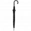 Зонт-трость Fiber Flex, черный с логотипом в Москве заказать по выгодной цене в кибермаркете AvroraStore