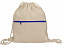 Рюкзак-мешок хлопковый «Lark» с цветной молнией с логотипом  заказать по выгодной цене в кибермаркете AvroraStore