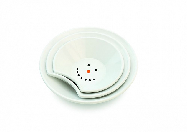 Набор тарелок «Снеговик» с логотипом в Москве заказать по выгодной цене в кибермаркете AvroraStore