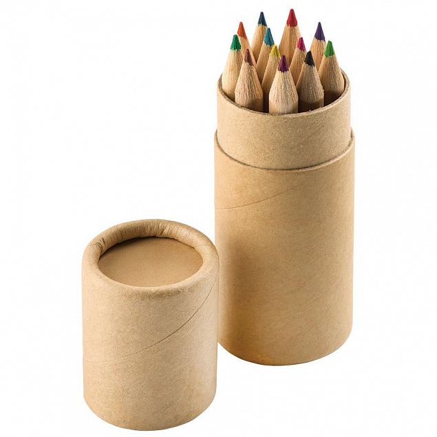 Набор цветных карандашей (12шт)  "Игра цвета" в футляре с логотипом  заказать по выгодной цене в кибермаркете AvroraStore