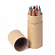 Набор цветных карандашей мини FLORA ,12 цветов с логотипом в Москве заказать по выгодной цене в кибермаркете AvroraStore
