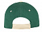 Бейсболка New Castle 6-ти панельная, зеленый/натуральный с логотипом в Москве заказать по выгодной цене в кибермаркете AvroraStore