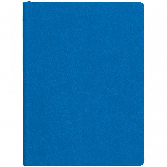Блокнот Verso в клетку, синий с логотипом в Москве заказать по выгодной цене в кибермаркете AvroraStore