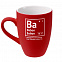 Кружка «Бабон» с покрытием софт-тач, ярко-красная с логотипом в Москве заказать по выгодной цене в кибермаркете AvroraStore