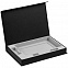 Коробка Silk с ложементом под ежедневник, флешку и ручку, черная с логотипом  заказать по выгодной цене в кибермаркете AvroraStore
