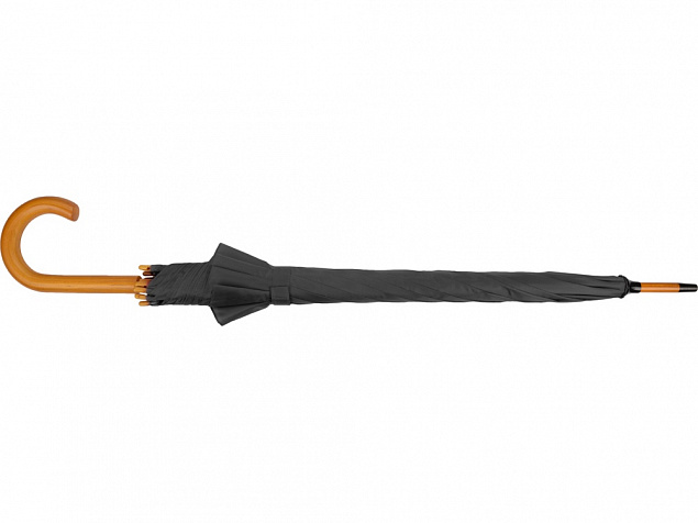 Зонт-трость Радуга, черный с логотипом в Москве заказать по выгодной цене в кибермаркете AvroraStore