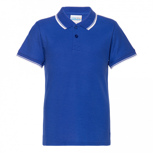 Рубашка поло StanTrophyJunior Синий с логотипом в Москве заказать по выгодной цене в кибермаркете AvroraStore