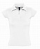 Рубашка поло женская без пуговиц Pretty 220, белая с логотипом в Москве заказать по выгодной цене в кибермаркете AvroraStore