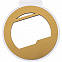 Медаль Vittoria, золотистая с логотипом в Москве заказать по выгодной цене в кибермаркете AvroraStore