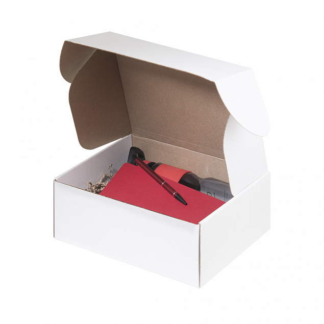 Подарочный набор Portobello красный в малой универсальной подарочной коробке (Спортбутылка, Ежедневник недат А5, Ручка) с логотипом в Москве заказать по выгодной цене в кибермаркете AvroraStore