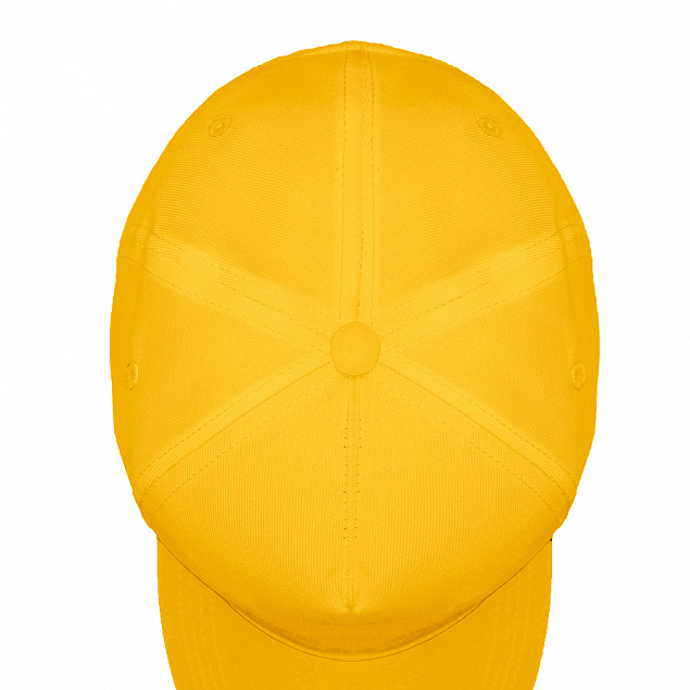 Бейсболка "Fortuna", 5 клиньев, застежка на липучке, желтый, 100% полиэстер, плотность 140 г/м2 с логотипом в Москве заказать по выгодной цене в кибермаркете AvroraStore