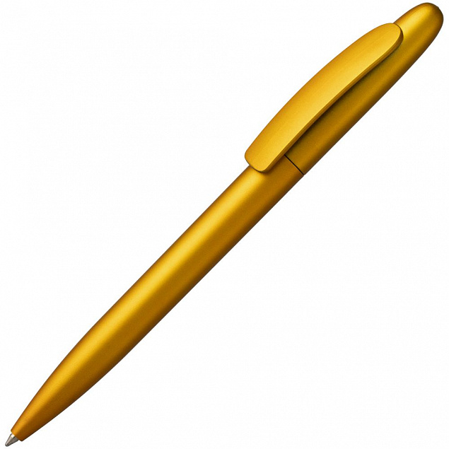 Ручка шариковая Moor Silver, желтая с логотипом в Москве заказать по выгодной цене в кибермаркете AvroraStore