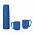 Набор "Гейзер" (термос, 2 кружки), покрытие soft touch с логотипом  заказать по выгодной цене в кибермаркете AvroraStore