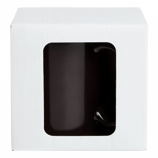 Коробка для кружки Window, белая с логотипом в Москве заказать по выгодной цене в кибермаркете AvroraStore