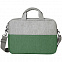 Конференц-сумка BEAM NOTE, серый/зеленый, 39х30х6.5 см, ткань верха:100% полиамид, под-д:100%полиэст с логотипом в Москве заказать по выгодной цене в кибермаркете AvroraStore
