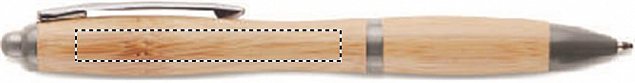 Ручка шариковая из бамбука и пл с логотипом в Москве заказать по выгодной цене в кибермаркете AvroraStore