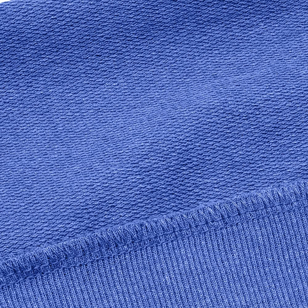 Толстовка с капюшоном унисекс Hoodie, ярко-синий меланж с логотипом в Москве заказать по выгодной цене в кибермаркете AvroraStore
