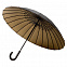 Зонт-трость Ella, черный с бронзовым с логотипом в Москве заказать по выгодной цене в кибермаркете AvroraStore