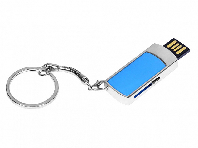 USB 2.0- флешка на 8 Гб с выдвижным механизмом и мини чипом с логотипом в Москве заказать по выгодной цене в кибермаркете AvroraStore