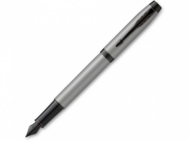 Ручка перьевая Parker IM MGREY BT с логотипом в Москве заказать по выгодной цене в кибермаркете AvroraStore