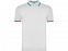 Рубашка поло Montreal мужская, белый/бирюзовый с логотипом в Москве заказать по выгодной цене в кибермаркете AvroraStore