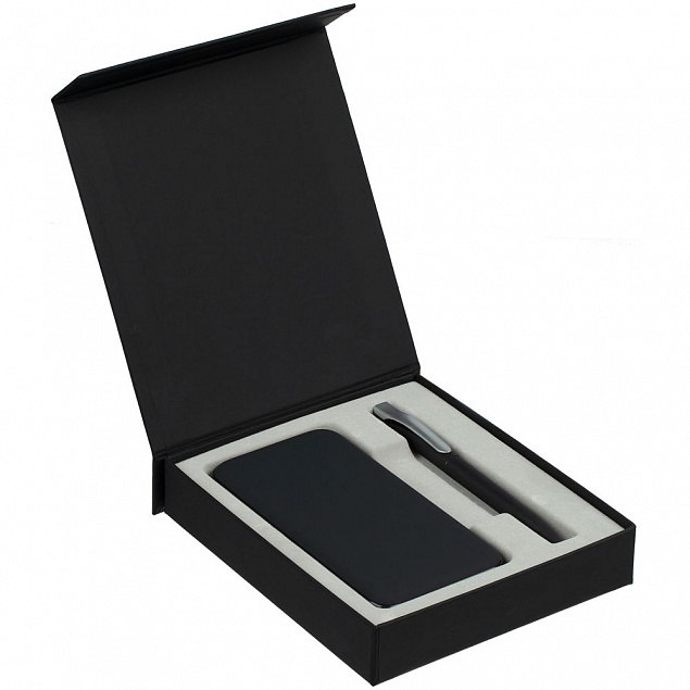 Коробка Rapture для аккумулятора 10000 мАч и ручки, черная с логотипом в Москве заказать по выгодной цене в кибермаркете AvroraStore
