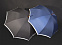 Зонт-трость светоотражающий Reflect, черный с логотипом в Москве заказать по выгодной цене в кибермаркете AvroraStore