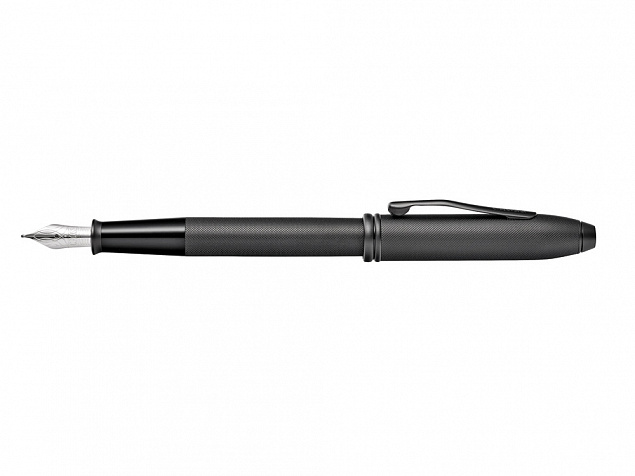 Ручка перьевая Townsend Black Micro Knurl с логотипом в Москве заказать по выгодной цене в кибермаркете AvroraStore