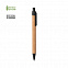 Ручка шариковая YARDEN, черный, натуральная пробка, пшеничная солома, ABS пластик, 13,7 см с логотипом в Москве заказать по выгодной цене в кибермаркете AvroraStore