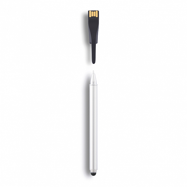 Ручка-стилус Point | 01 с флешкой на 4 ГБ, черный с логотипом в Москве заказать по выгодной цене в кибермаркете AvroraStore