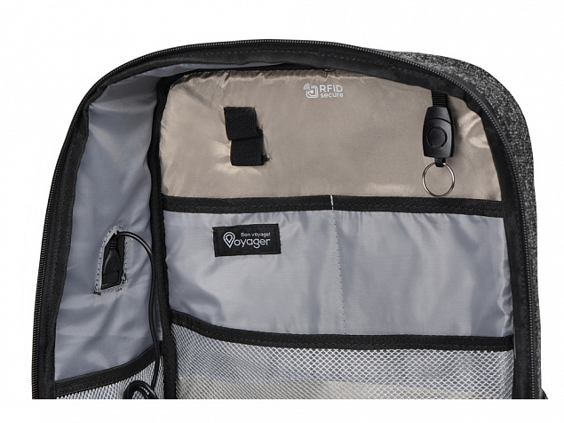 Противокражный водостойкий рюкзак Shelter для ноутбука 15.6 '' с логотипом в Москве заказать по выгодной цене в кибермаркете AvroraStore