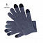 Перчатки  сенсорные ACTIUM, чёрный, акрил 100% с логотипом  заказать по выгодной цене в кибермаркете AvroraStore