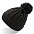 Шапка VOGUE,  темно-серый, верх: 100% акрил, подкладка: 100% полиэстер с логотипом в Москве заказать по выгодной цене в кибермаркете AvroraStore
