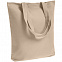 Холщовая сумка Avoska, бежевая (мокко) с логотипом  заказать по выгодной цене в кибермаркете AvroraStore