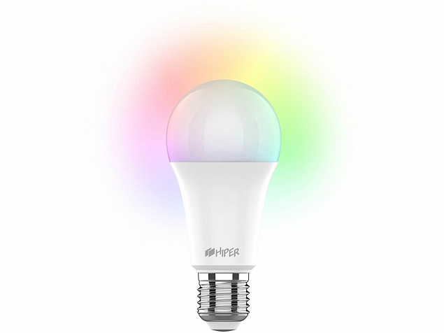 Умная лампочка HIPER IoT A61 RGB с логотипом в Москве заказать по выгодной цене в кибермаркете AvroraStore