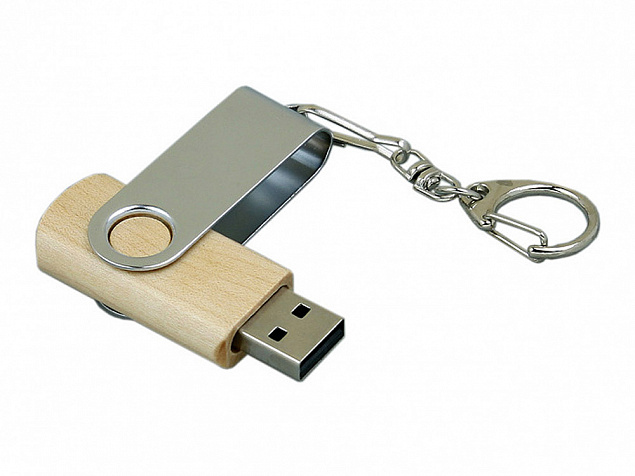 USB 2.0- флешка промо на 16 Гб с поворотным механизмом с логотипом в Москве заказать по выгодной цене в кибермаркете AvroraStore