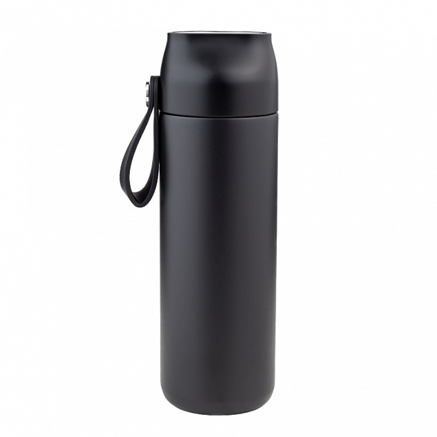 Термобутылка герметичная вакуумная Glory с дисплеем, черный с логотипом в Москве заказать по выгодной цене в кибермаркете AvroraStore