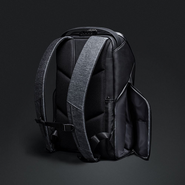 Рюкзак FlexPack Pro, темно-серый с логотипом в Москве заказать по выгодной цене в кибермаркете AvroraStore