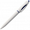 Ручка шариковая S! (Си), белая с темно-синим с логотипом в Москве заказать по выгодной цене в кибермаркете AvroraStore