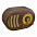Колонка беспроводная RETRO S, цвет коричневый  с логотипом  заказать по выгодной цене в кибермаркете AvroraStore