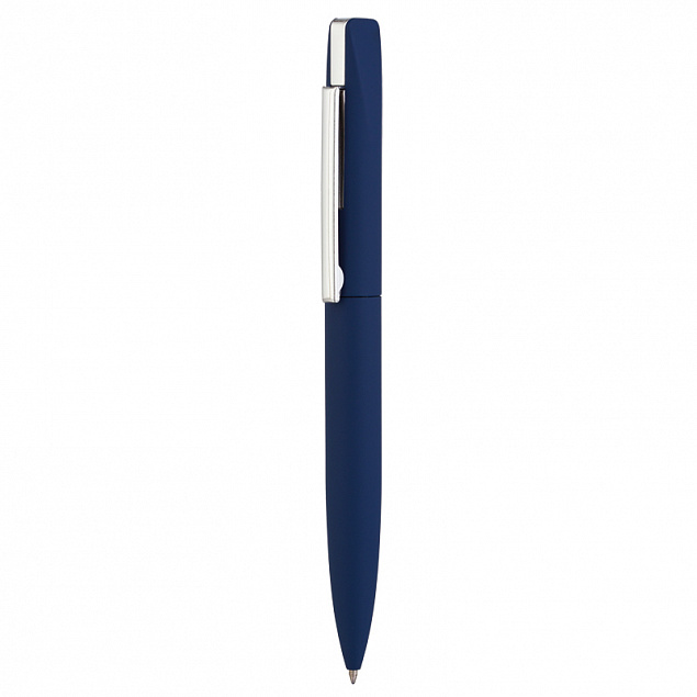 Ручка шариковая "Mercury", темно-синий, покрытие soft touch с логотипом в Москве заказать по выгодной цене в кибермаркете AvroraStore