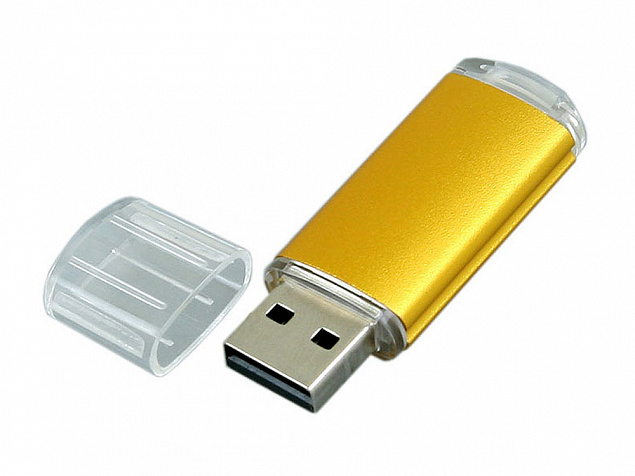 USB 3.0- флешка на 128 Гб с прозрачным колпачком с логотипом в Москве заказать по выгодной цене в кибермаркете AvroraStore