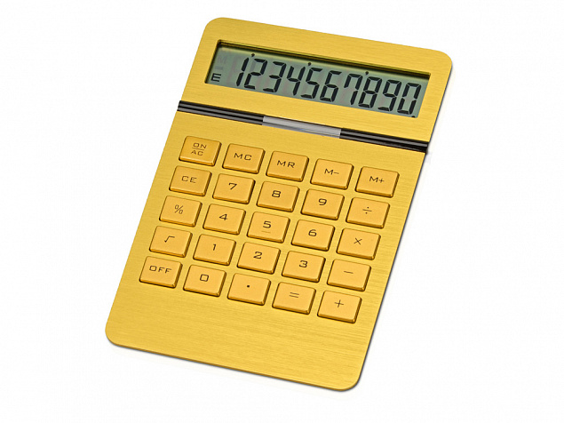 Калькулятор «Золотой» с логотипом в Москве заказать по выгодной цене в кибермаркете AvroraStore